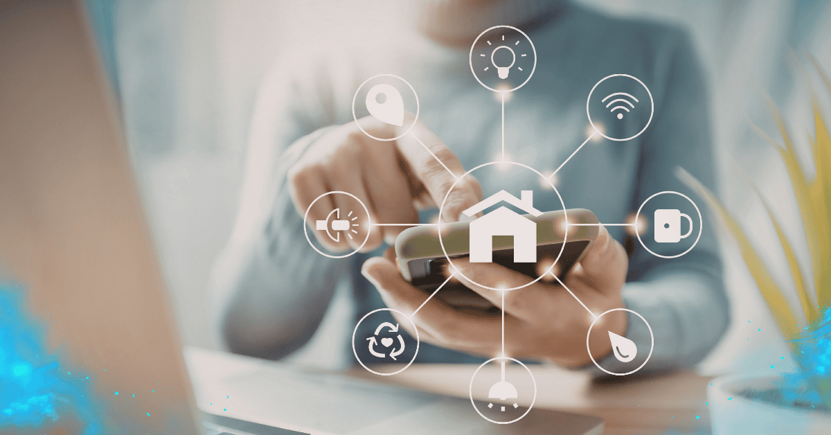 älylaitteet kotona älykodin ohjaus puhelimella